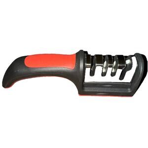 NWT 4 In 1 Portable knife sharpener Ceramic Pull Through
